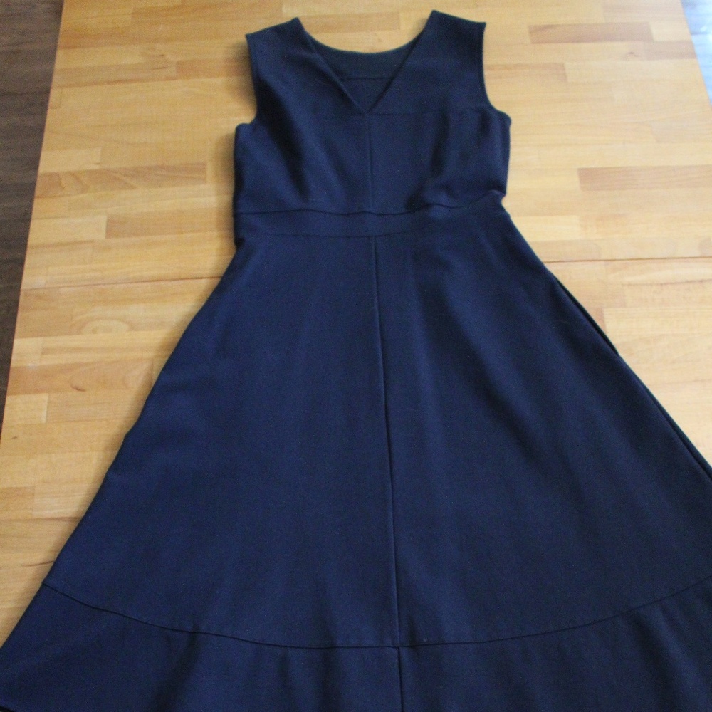 Lands' End Navy Cocktail Dress